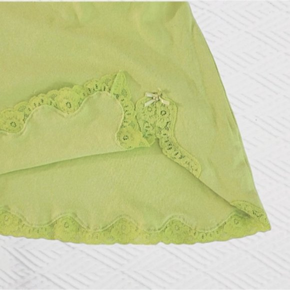 NWOT Vintage La Senza Cotton Lingerie Slip-On Dress with slit - Picture 5 of 7